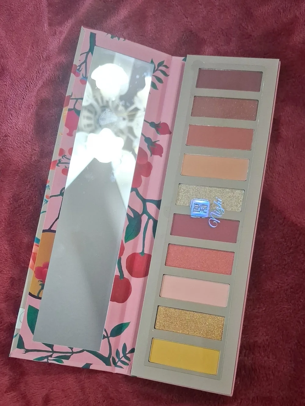 Peach Blossom Eye Shadow Palette — Pink & Gold Shades